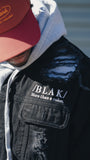 1st ( kyū) /blak/ Distressed Jean jacket